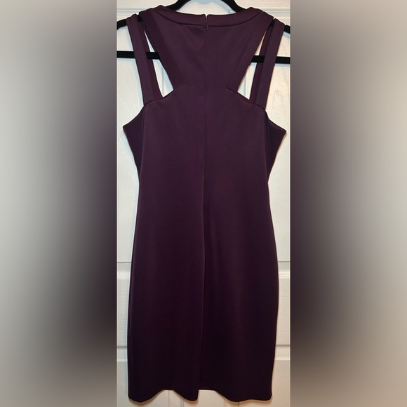 GUESS Strappy Sleeveless Sheath Dress- Plum/ Size 4 - Picture 2 of 5